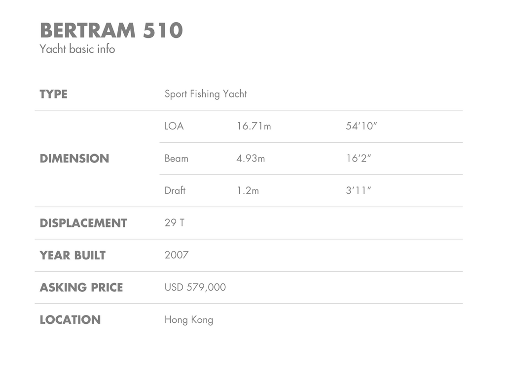 2007 BERTRAM 510