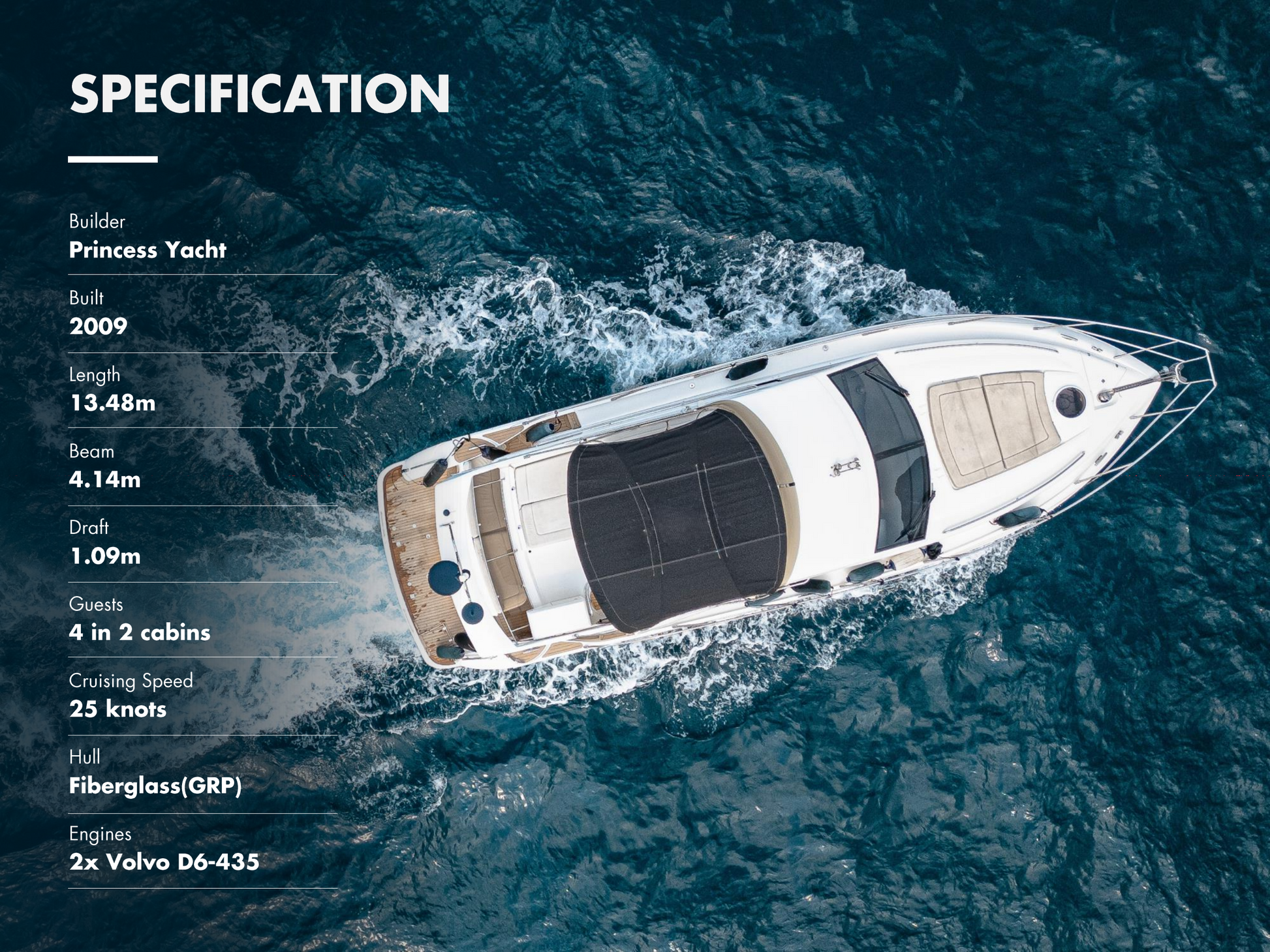 2009 PRINCESS 42 bf