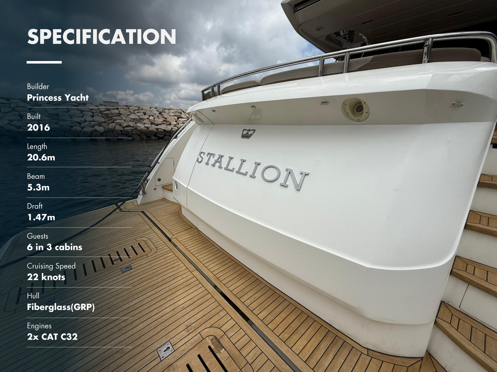 2016 PRINCESS S72 BF