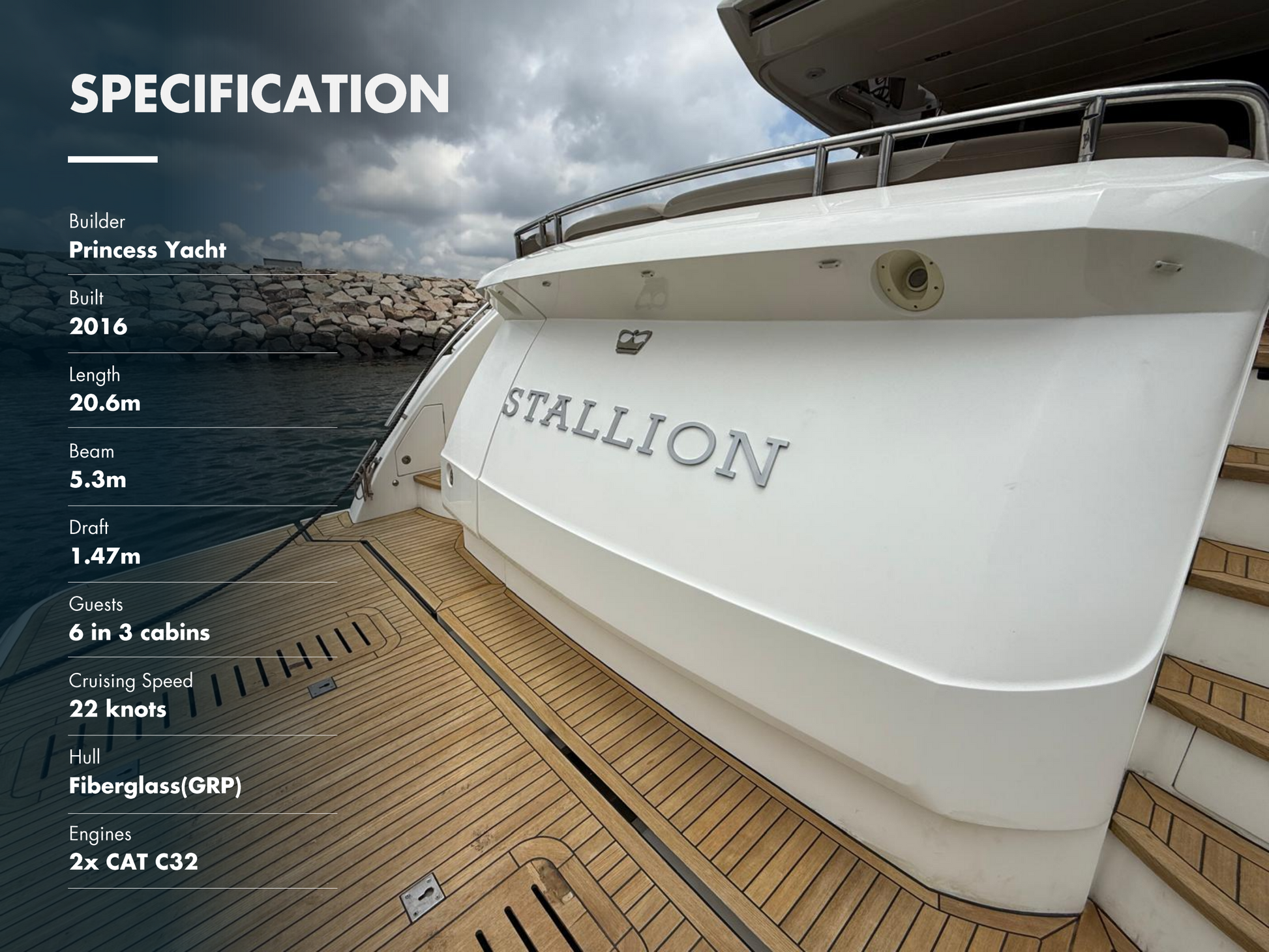 2016 PRINCESS S72 BF